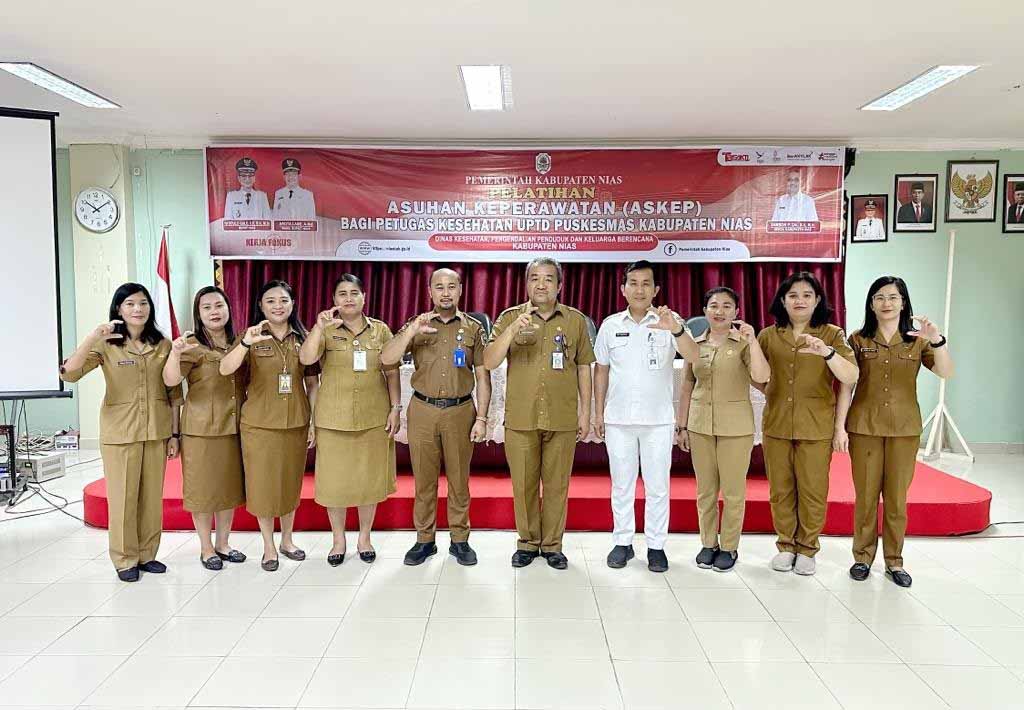 PELATIHAN ASUHAN KEPERAWATAN (ASKEP), PENCEGAHAN DAN  PENGENDALIAN INFEKSI DAN BANTUAN HIDUP DASAR BAGI PETUGAS KESEHATAN UPTD KABUPATEN NIAS T.A 2023